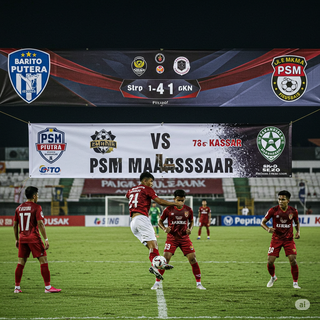 Barito Putera vs PSM Makassar